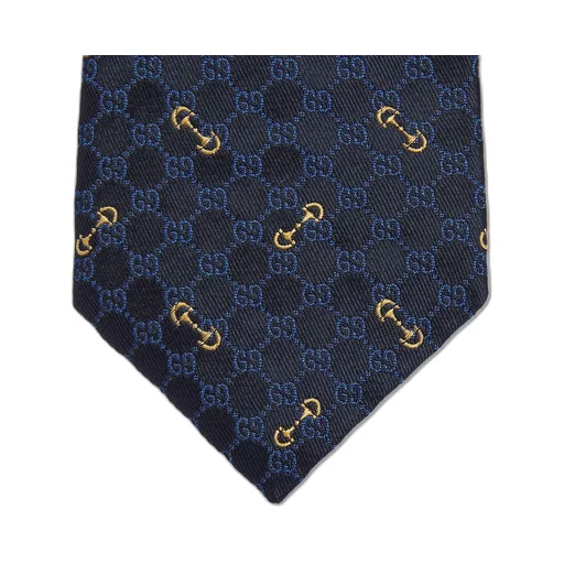 GG silk jacquard tie