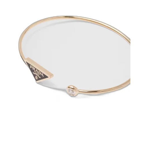 Eternal Gold bangle bracelet in yellow gold with diamond