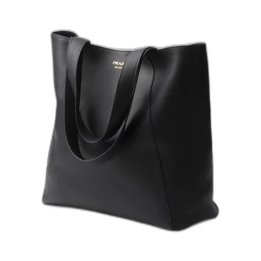 Leather tote bag