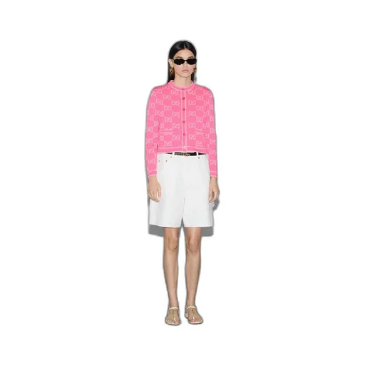 GG cotton jacquard cardigan