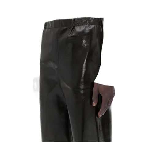 Shiny Leather Elasticated Trousers