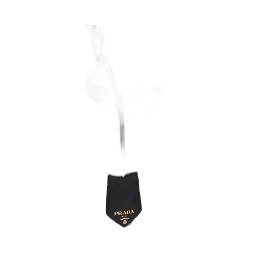 Small Prada Symbole embroidered fabric handbag