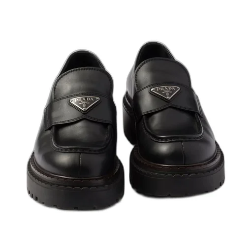 Leather loafers