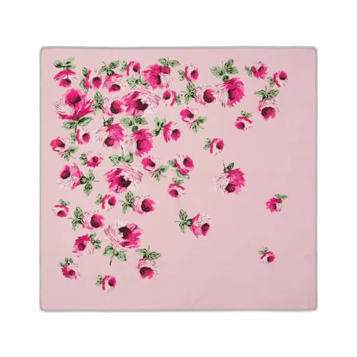 Crepe de chine jacquard scarf