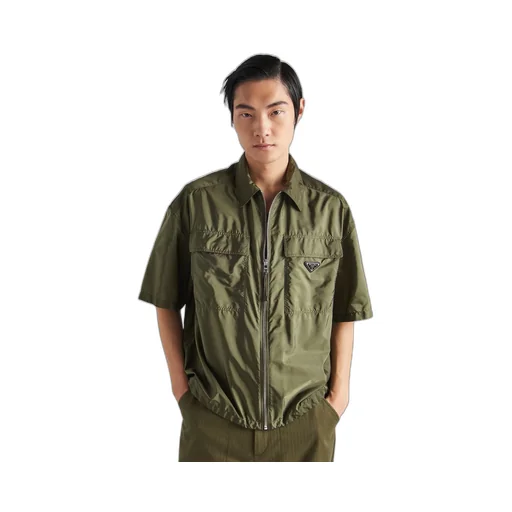 Short-sleeve light Re-Nylon shirt