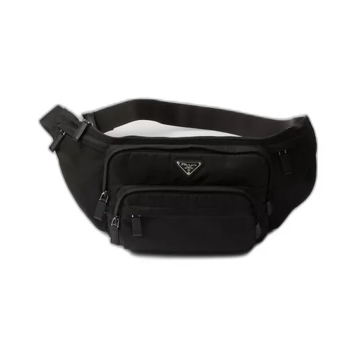 Re-Nylon and Saffiano leather belt bag
