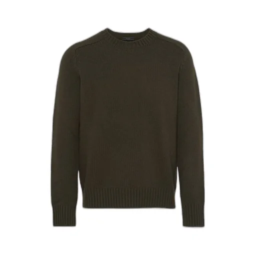 Wool and cashmere crew-neck sweater