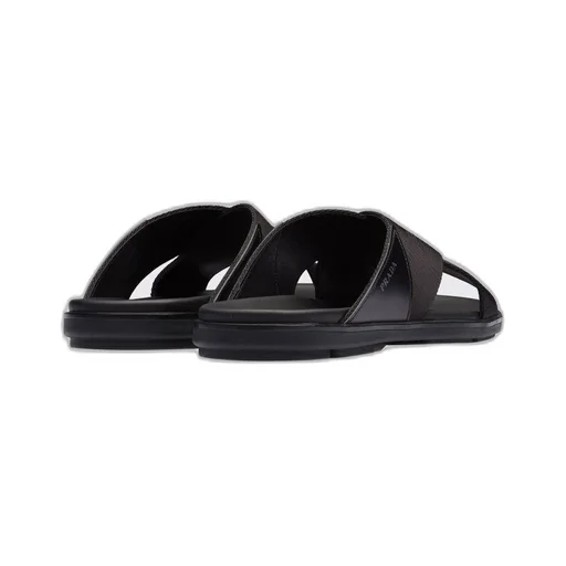 Leather and Re-Nylon sandals