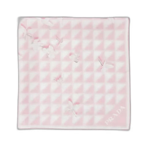 Printed twill scarf