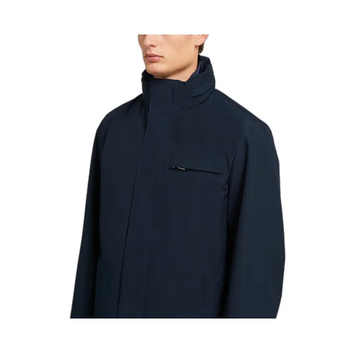 Technical fabric raincoat