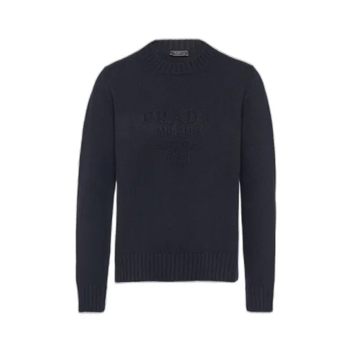 Wool and cashmere crew-neck sweater