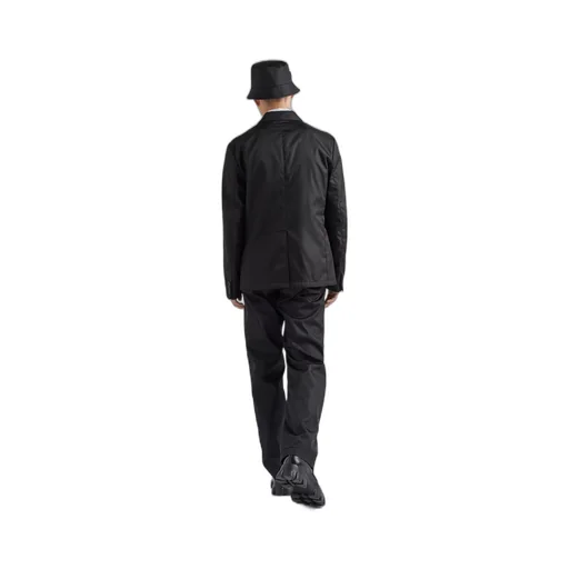 Re-Nylon single-breasted jacket