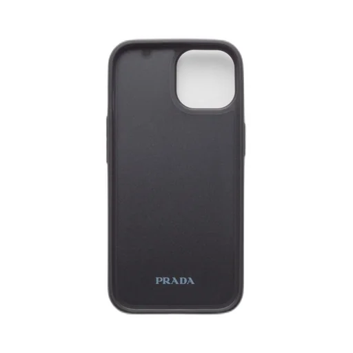 Saffiano leather cover for iPhone 15