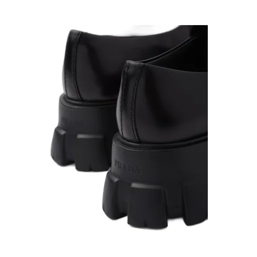 Monolith brushed leather loafers