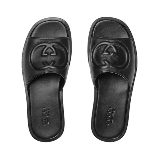 Men's slide sandal with Interlocking G