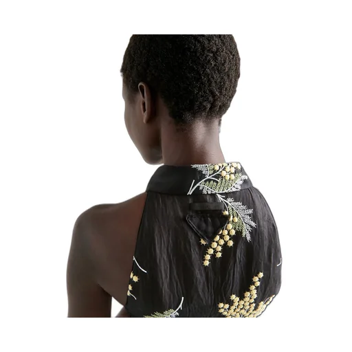 Embroidered organza dress