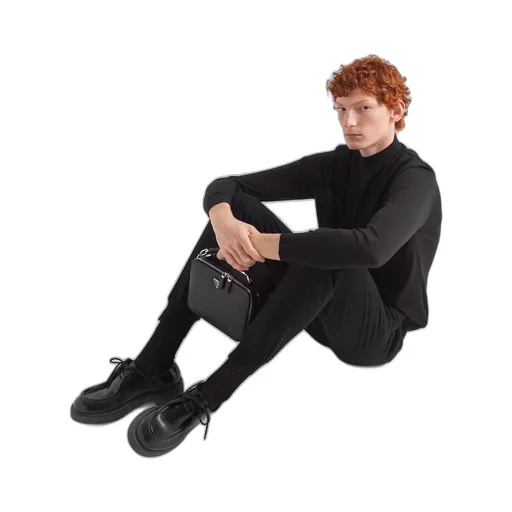 Wool blend pants