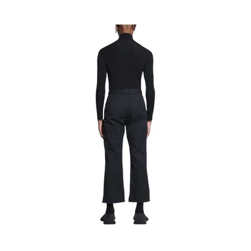 Cropped Cotton Trousers