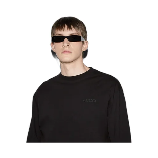 Cotton jersey long sleeve T-shirt