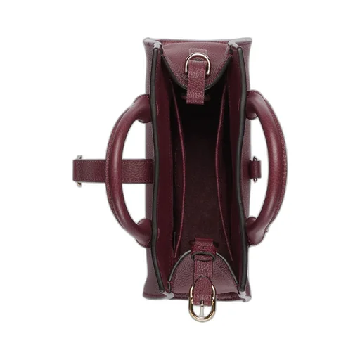 Small tote bag with hook closure