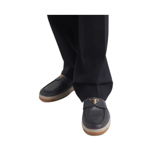 Nappa leather loafers