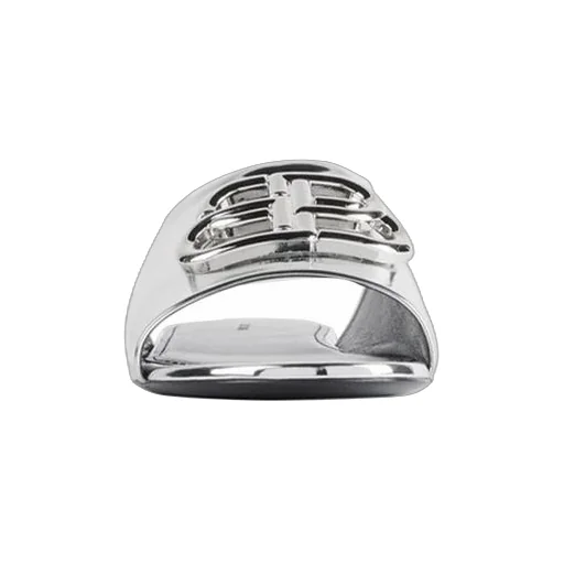 Oval Sandals Silver