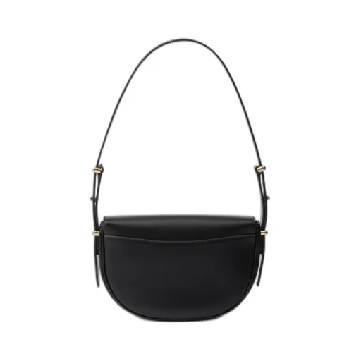 Prada Arqué leather shoulder bag with flap
