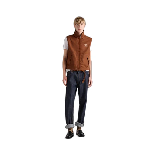 Cotton blend vest
