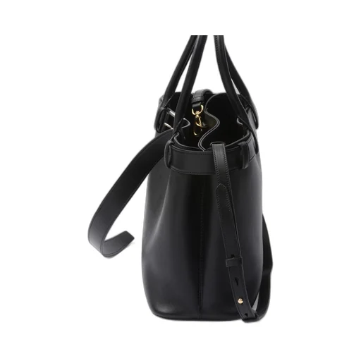 Prada Buckle large leather handbag with belt
