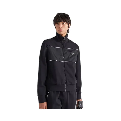 Sweatshirt with Re-Nylon details