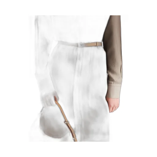 Silk twill shirt dress
