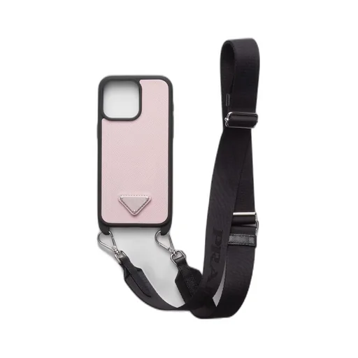 Saffiano leather cover for iPhone 15 Pro Max