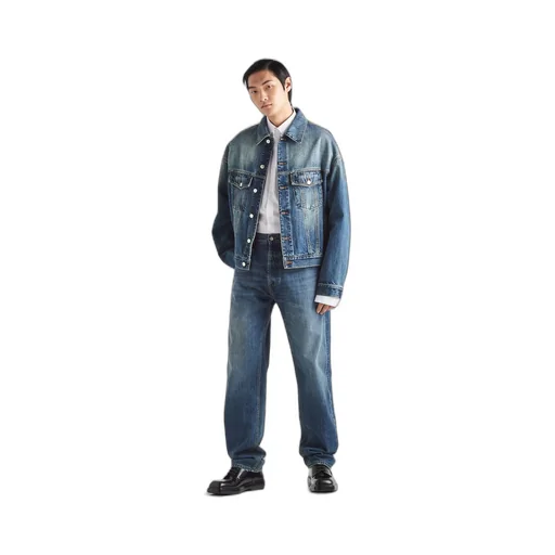 Denim trucker jacket