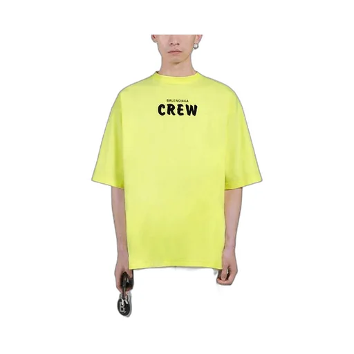 Crew Alphabet Printing T-Shirt