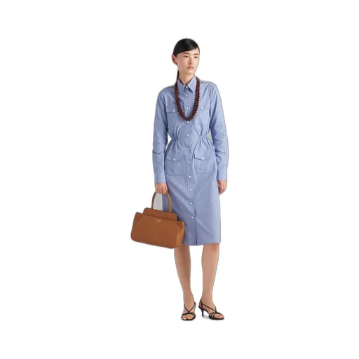 Medium leather tote bag