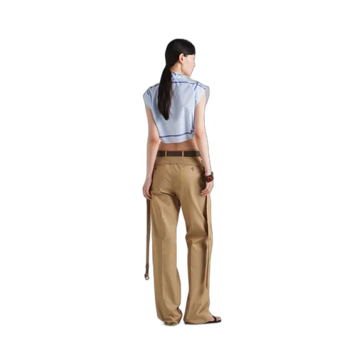 Cotton twill pants