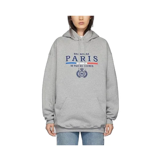 Paris Laurel Crown Logo Hoodie