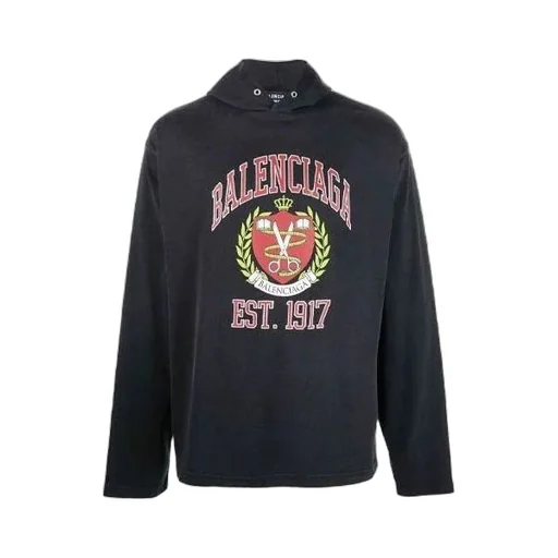 Est. 1917 College Logo Print Hoodie