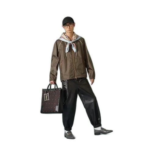 GG fabric zip jacket