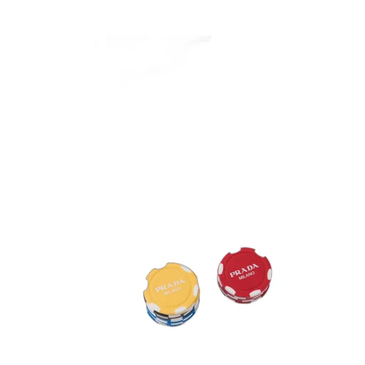 Saffiano leather poker set
