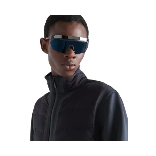 Padded recycled double jersey jacket
