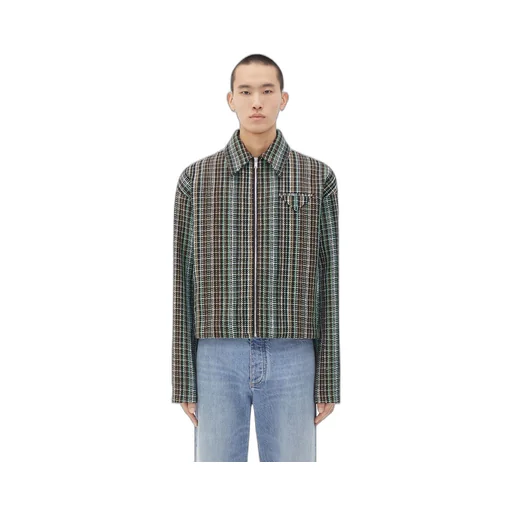 Cotton Check Jacket