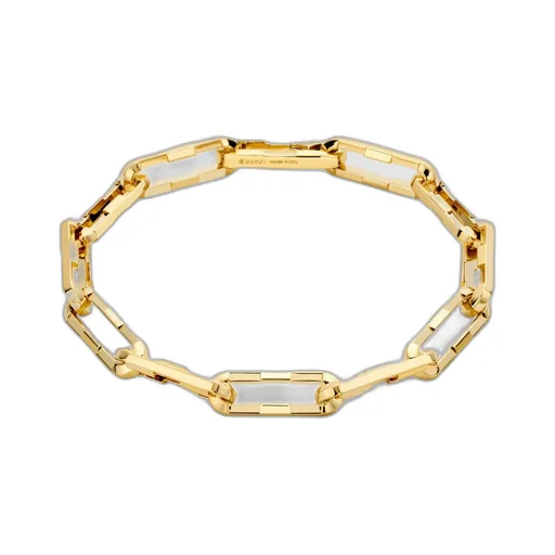Gucci Link to Love wide chain bracelet