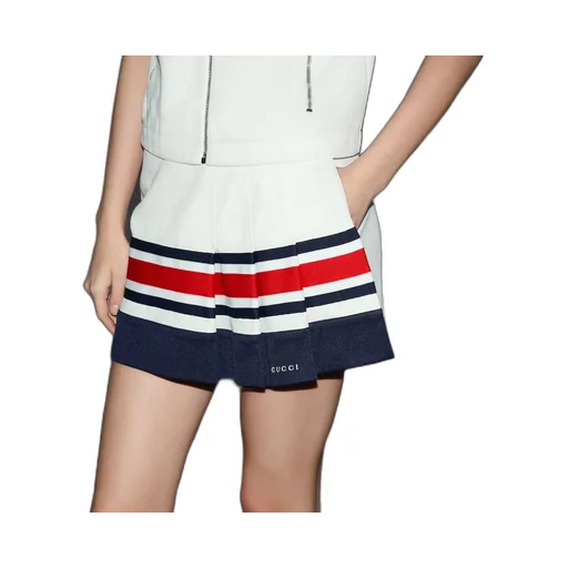 Technical jersey skort with Web