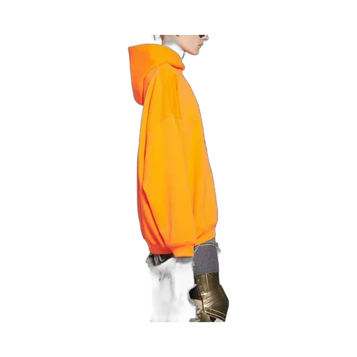 Alphabet Loose Hoodie Orange