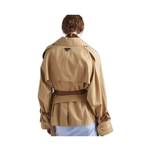 Cotton twill trench jacket