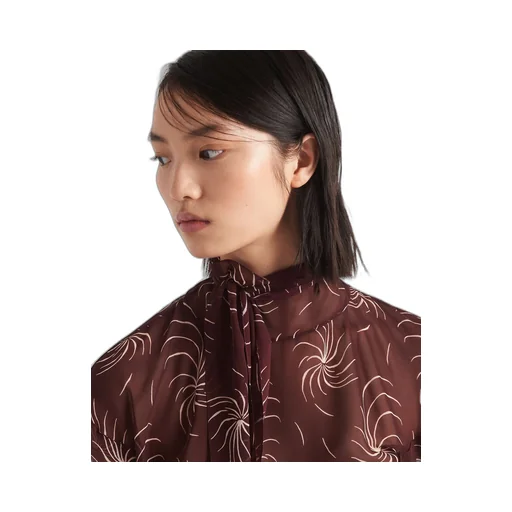 Printed georgette top