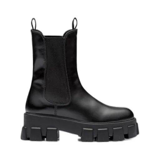 Monolith brushed leather boots