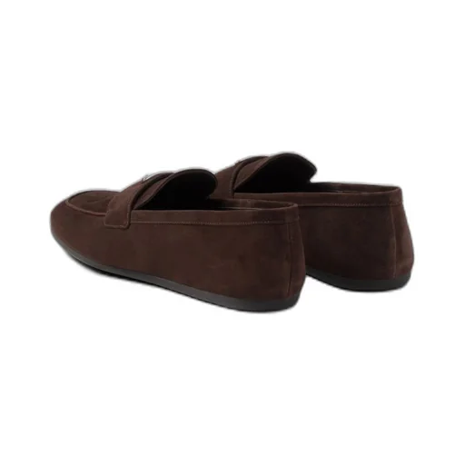 Suede loafers