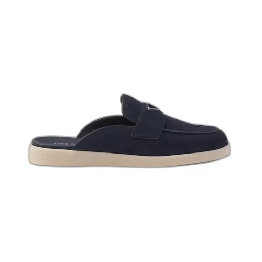 Suede sabots